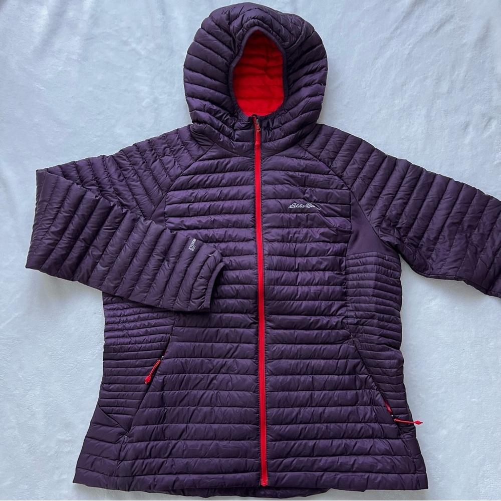 ddie Bauer First Ascent Microtherm 2.0 Stormdown Hooded Jacket